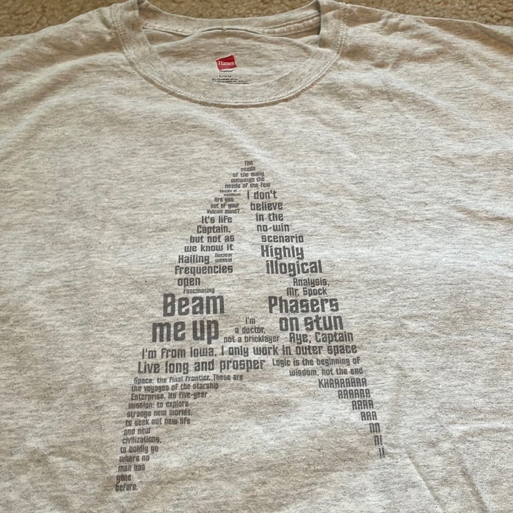 Star Trek shirt